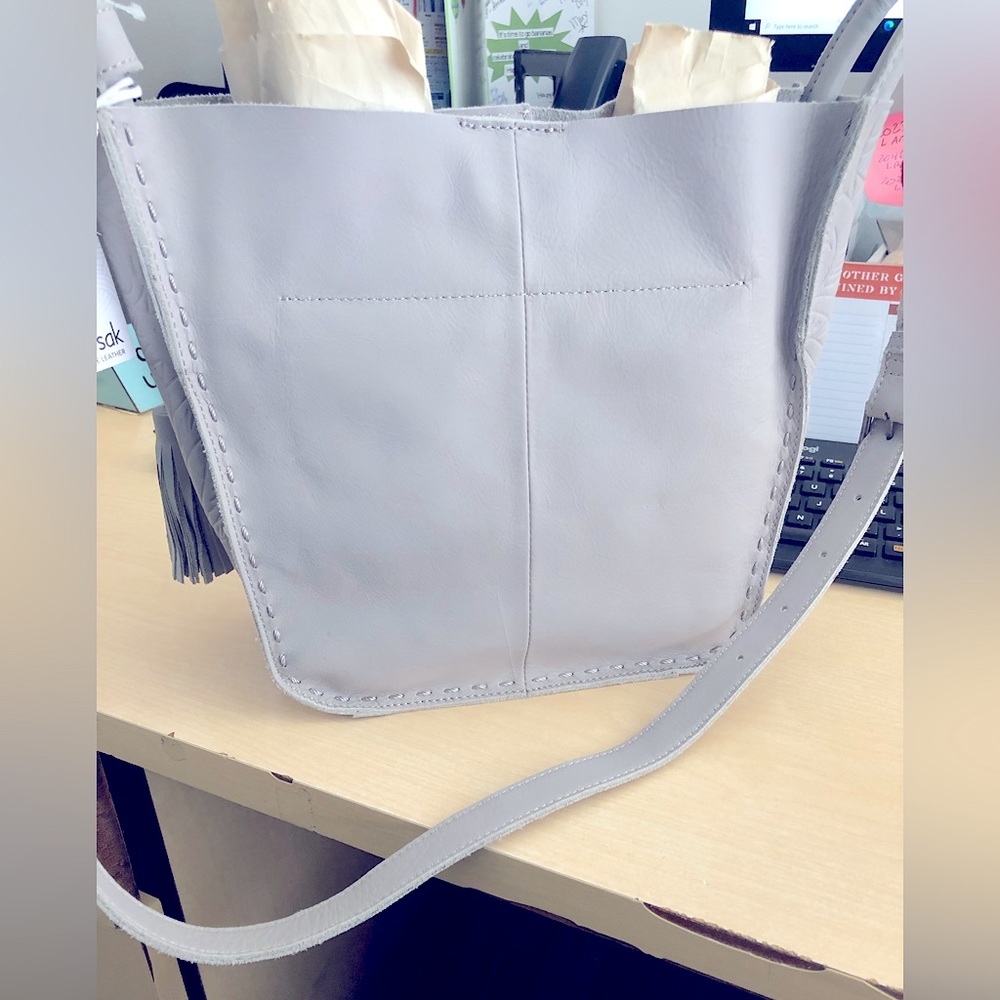 Gray Leather The Sak Purse Style 108034